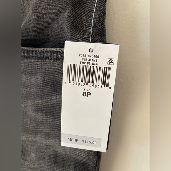 NWT RALPH LAUREN WOMEN HIGH-RISE SKINNY ANKLE JEANS PETITE SIZE BLACK - Picture 8 of 12